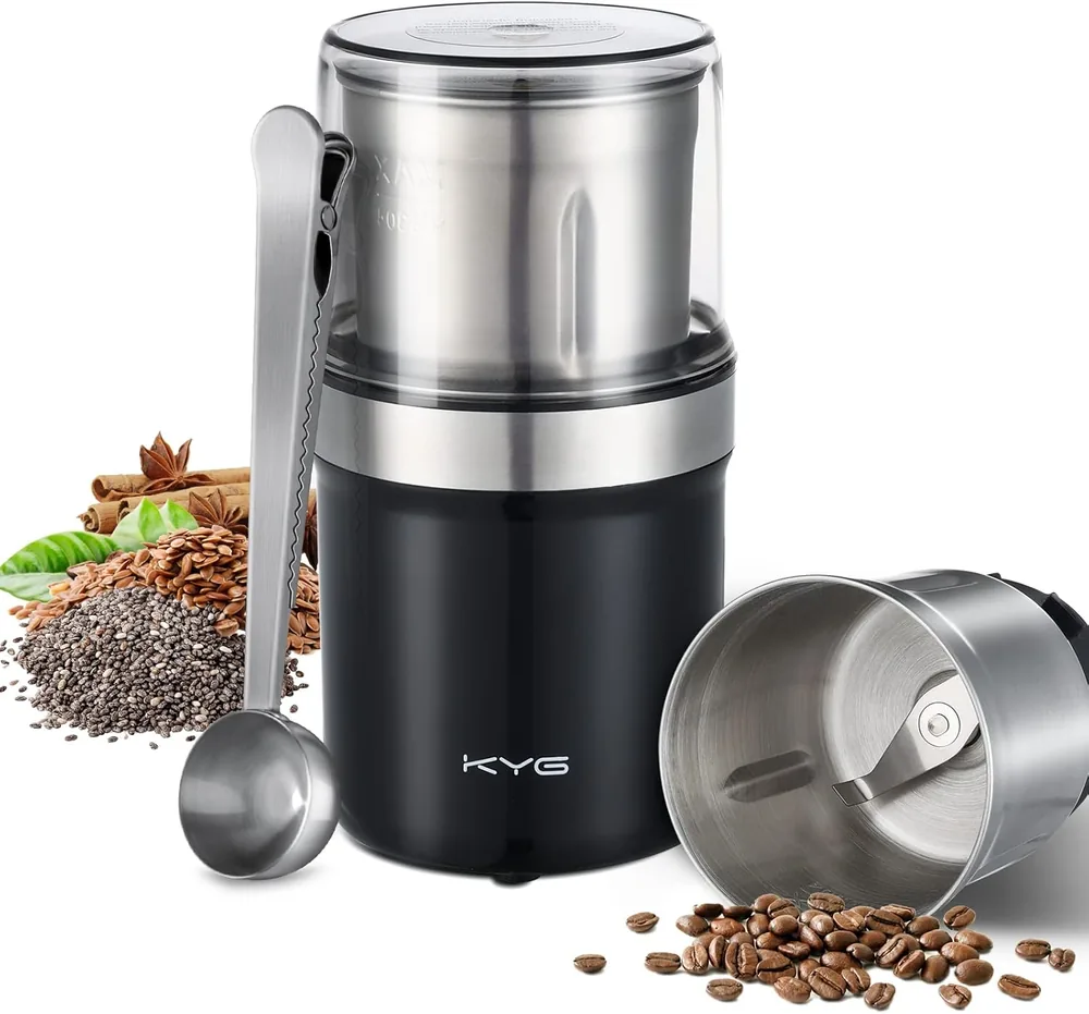 KYG Molinillo de Café Eléctrico 300W