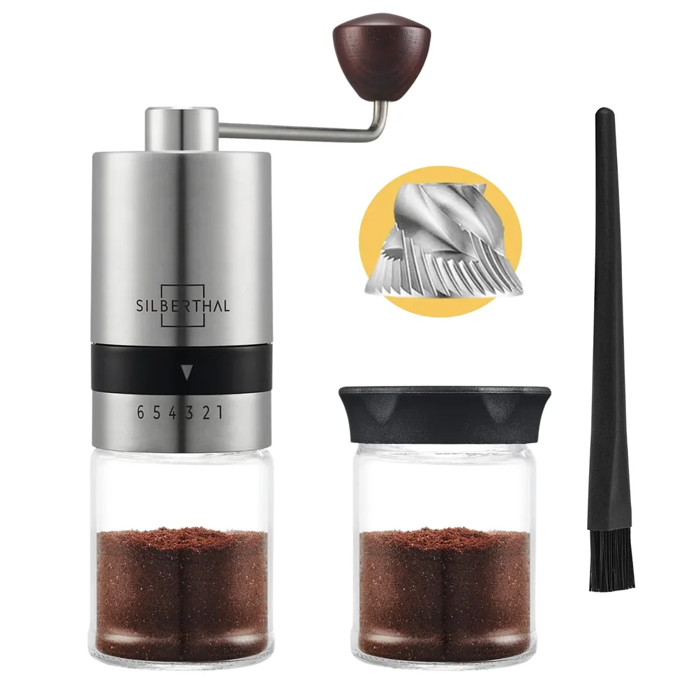 SILBERTHAL Molinillo de Café Manual 6 Niveles
