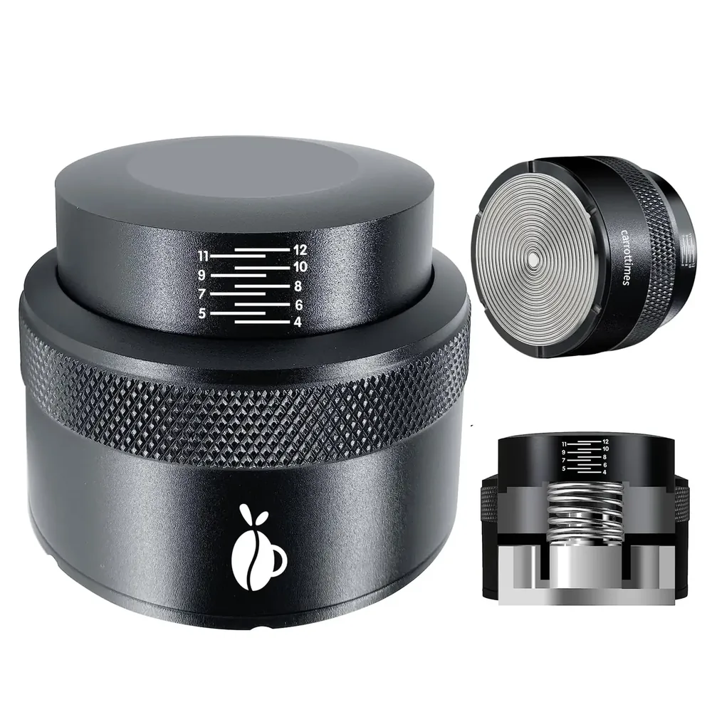 Tamper de Café 51mm - Prensador Calibrado de Acero Inoxidable